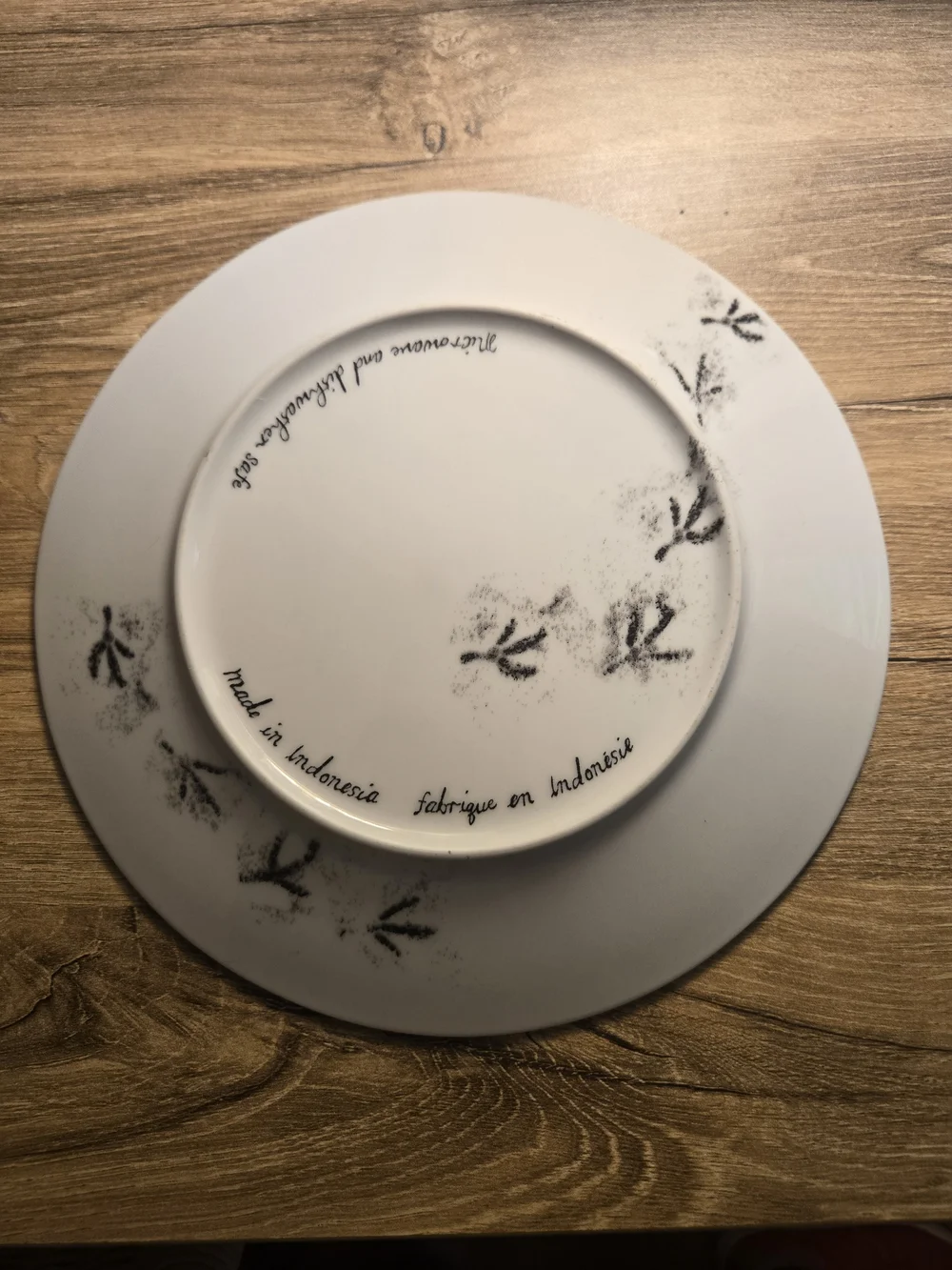 Yellow Bird Floral Ceramic Dinner Plate